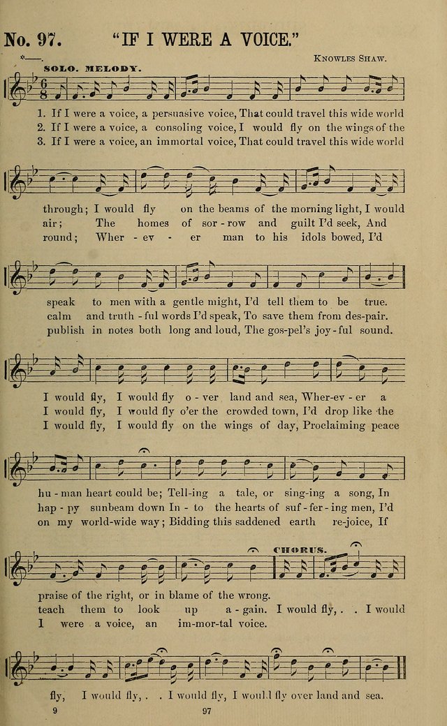 The Morning Star: a collection of new sacred songs, for the Sunday school, prayer meeting, and the social circle page 98