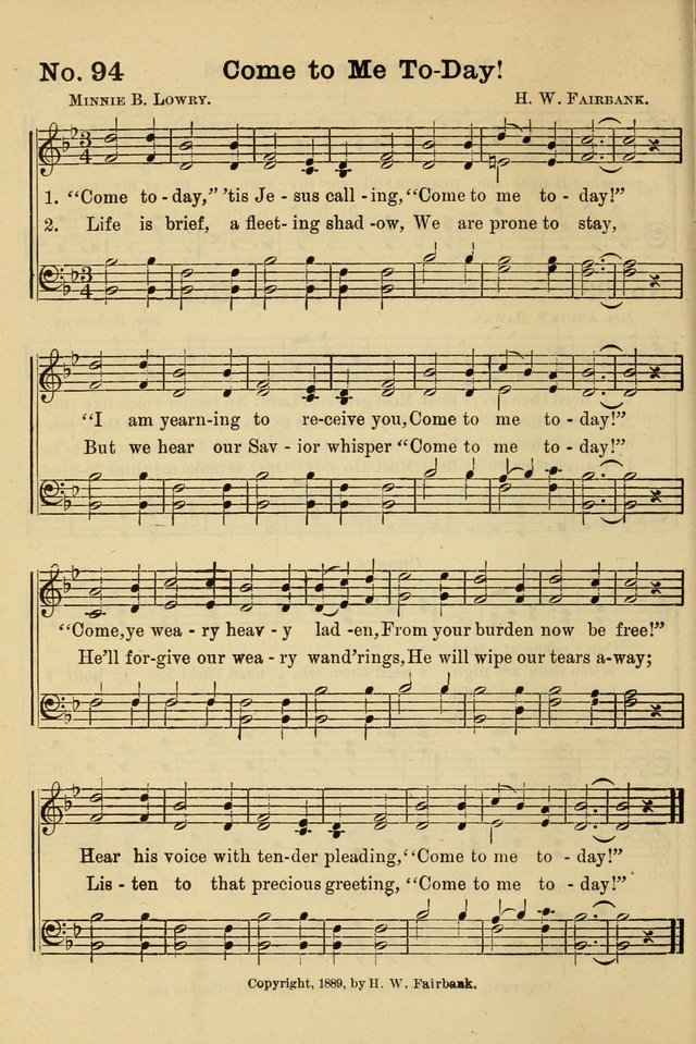 The Message in Song: for use in Sunday schools, young people