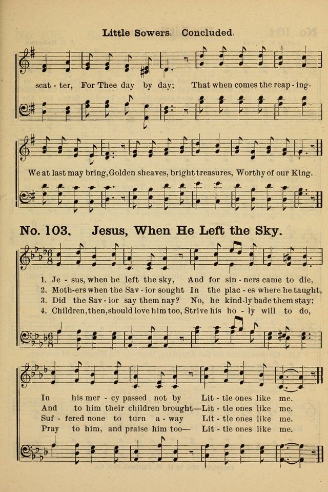 The Message in Song: for use in Sunday schools, young people