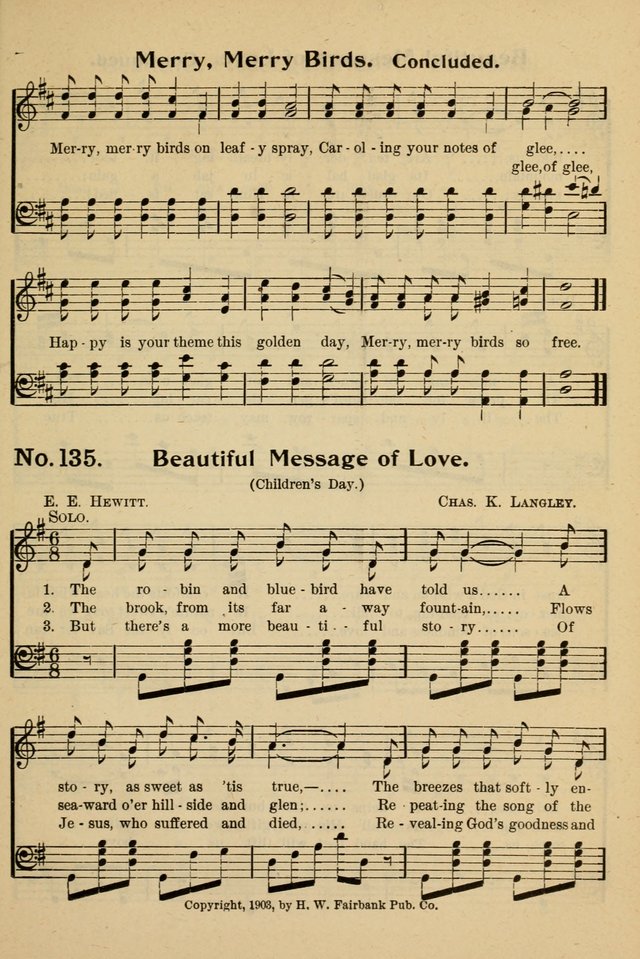 The Message in Song: for use in Sunday schools, young people