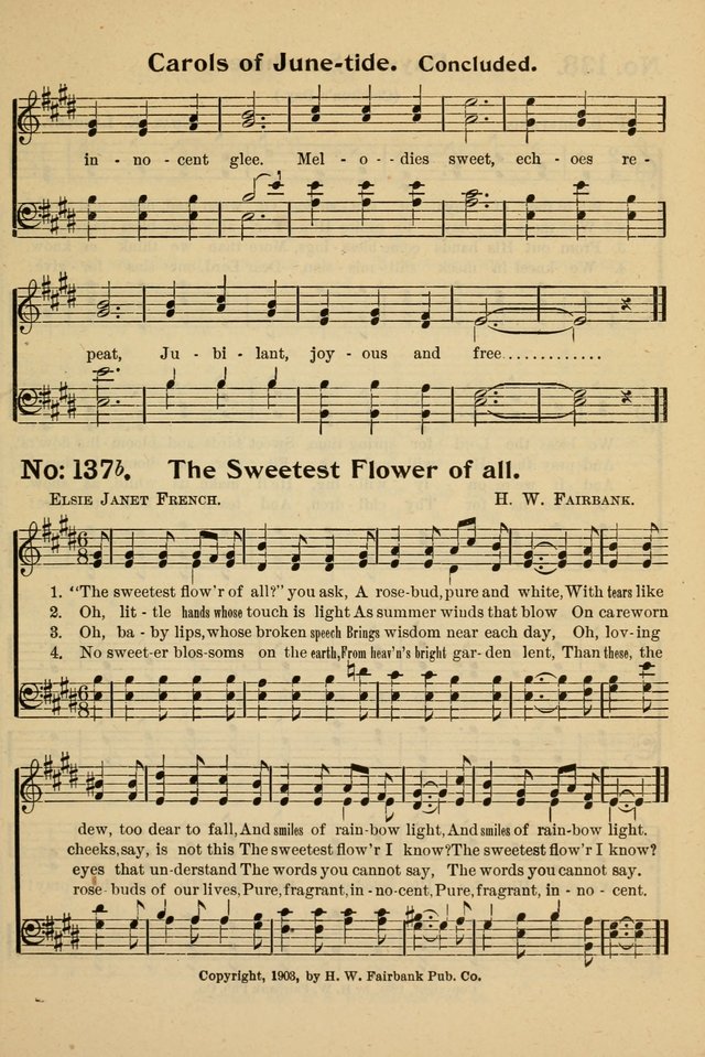 The Message in Song: for use in Sunday schools, young people