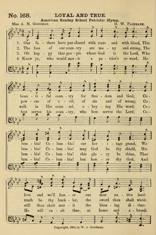 The Message in Song: for use in Sunday schools, young people