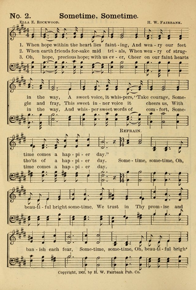 The Message in Song: for use in Sunday schools, young people