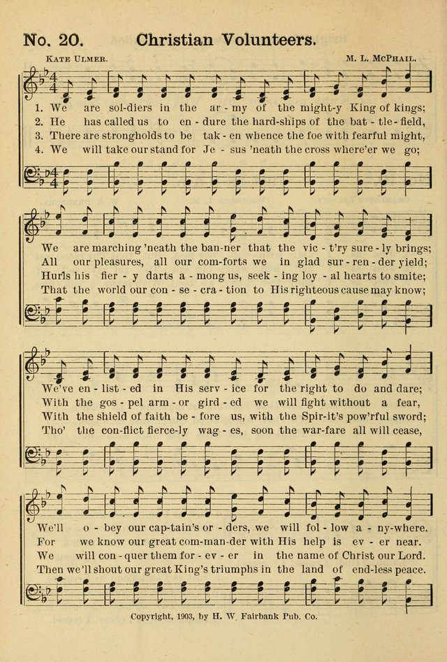 The Message in Song: for use in Sunday schools, young people