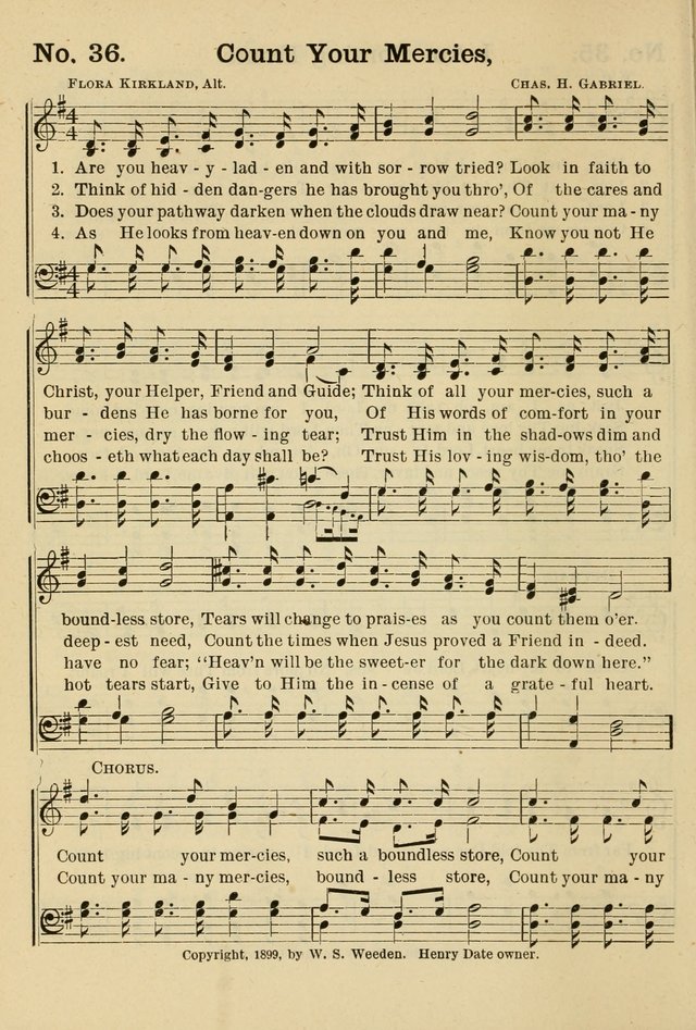 The Message in Song: for use in Sunday schools, young people