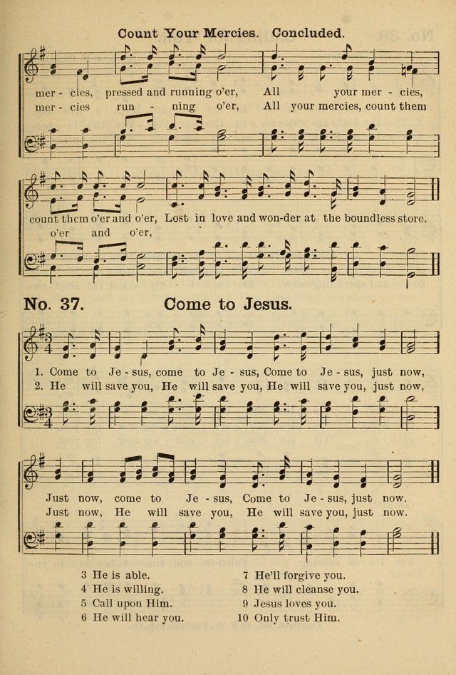 The Message in Song: for use in Sunday schools, young people