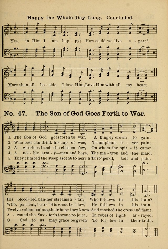 The Message in Song: for use in Sunday schools, young people