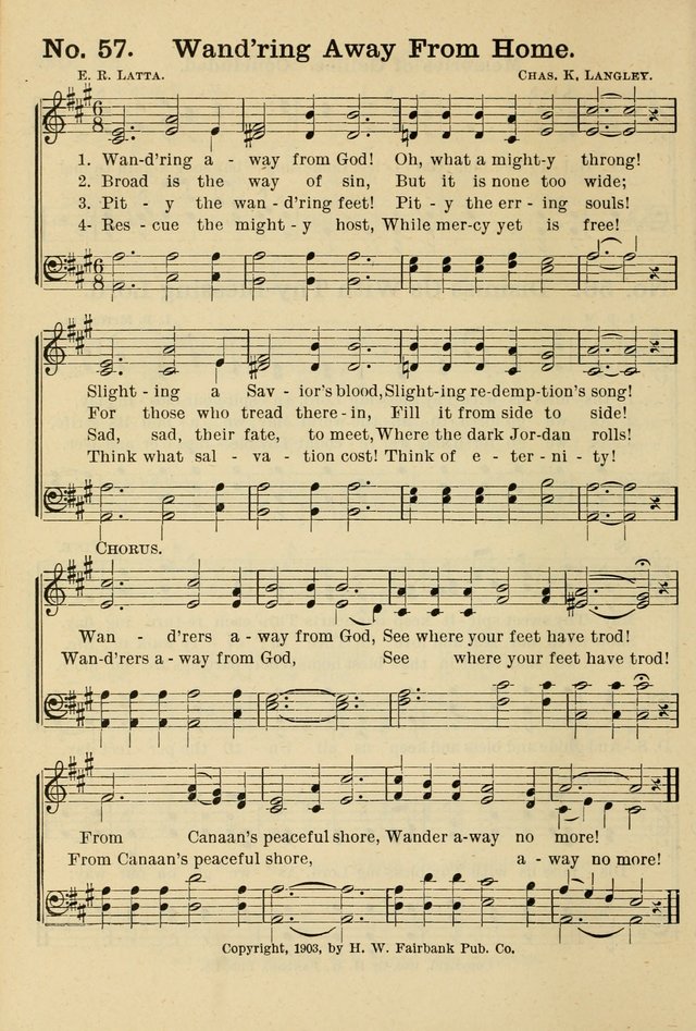 The Message in Song: for use in Sunday schools, young people