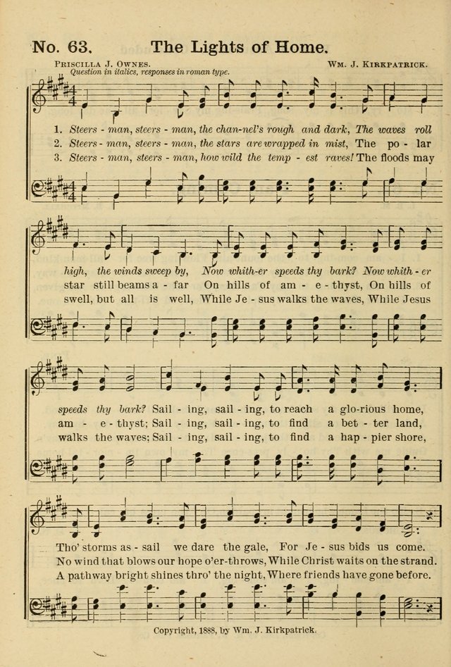 The Message in Song: for use in Sunday schools, young people