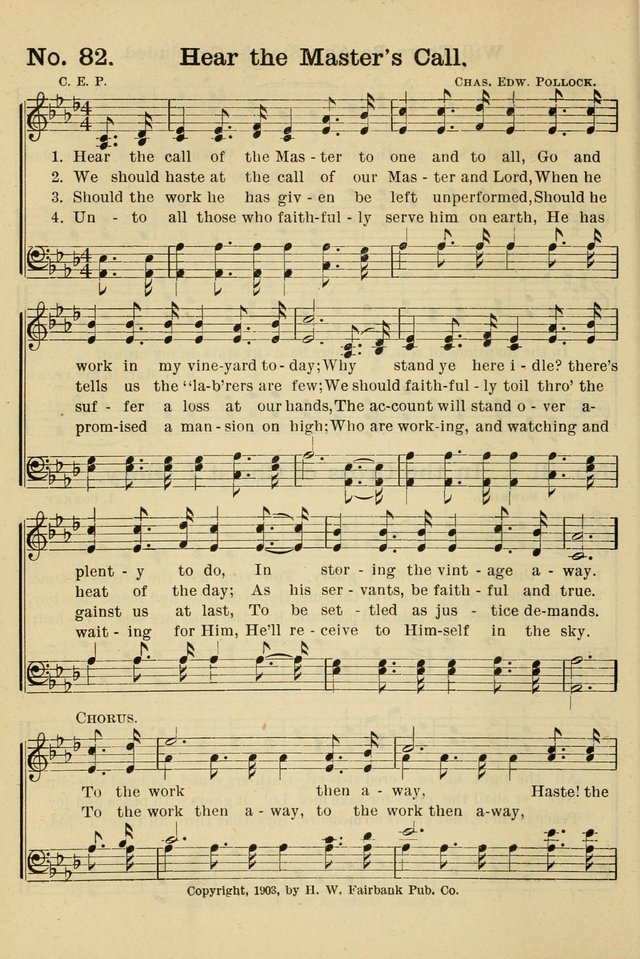 The Message in Song: for use in Sunday schools, young people