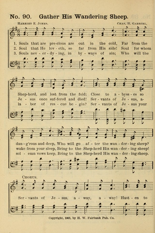 The Message in Song: for use in Sunday schools, young people