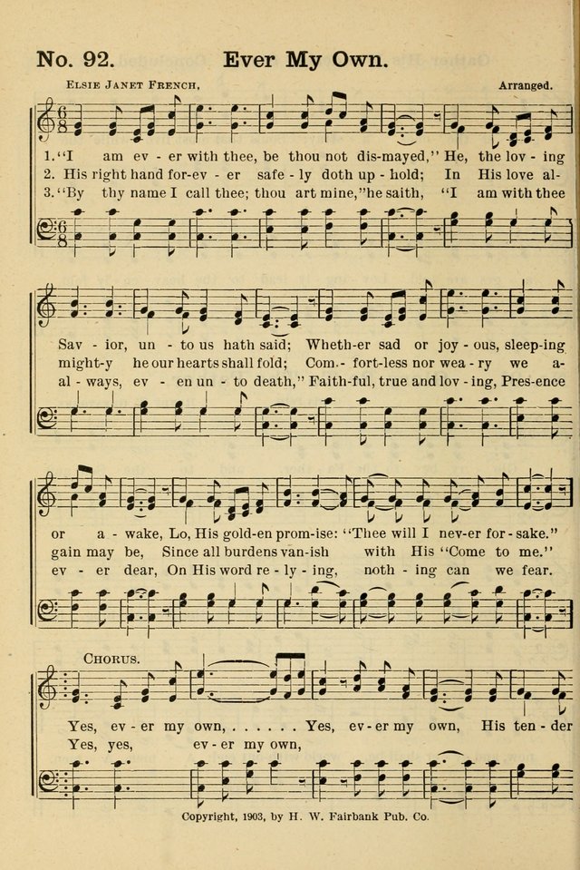 The Message in Song: for use in Sunday schools, young people