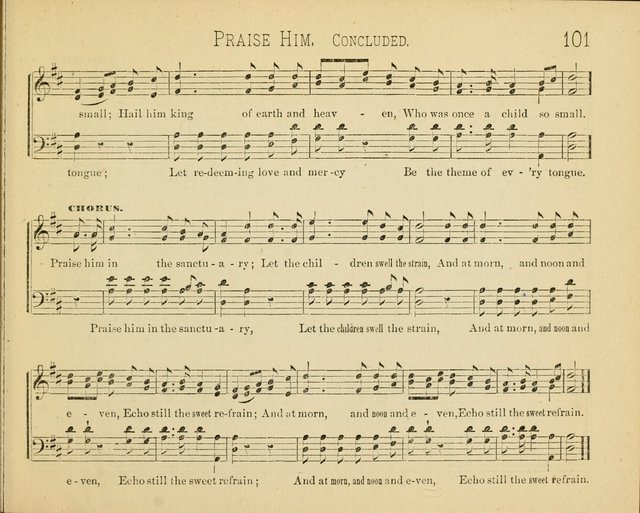 Minnetonka Songs: for Sabbath Schools, compiled especially for the Minnetonka Sabbath-School Assembly page 101