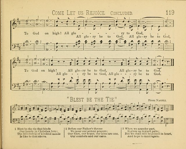 Minnetonka Songs: for Sabbath Schools, compiled especially for the Minnetonka Sabbath-School Assembly page 119