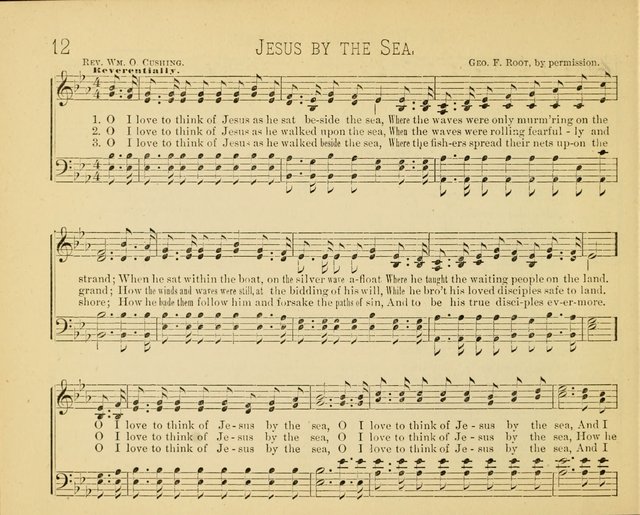 Minnetonka Songs: for Sabbath Schools, compiled especially for the Minnetonka Sabbath-School Assembly page 12