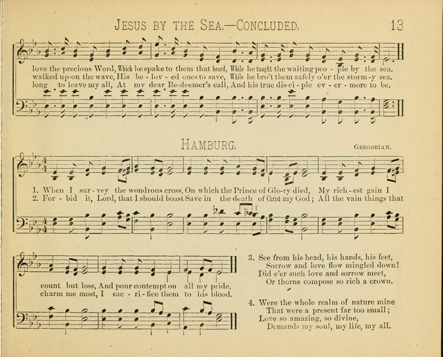 Minnetonka Songs: for Sabbath Schools, compiled especially for the Minnetonka Sabbath-School Assembly page 13