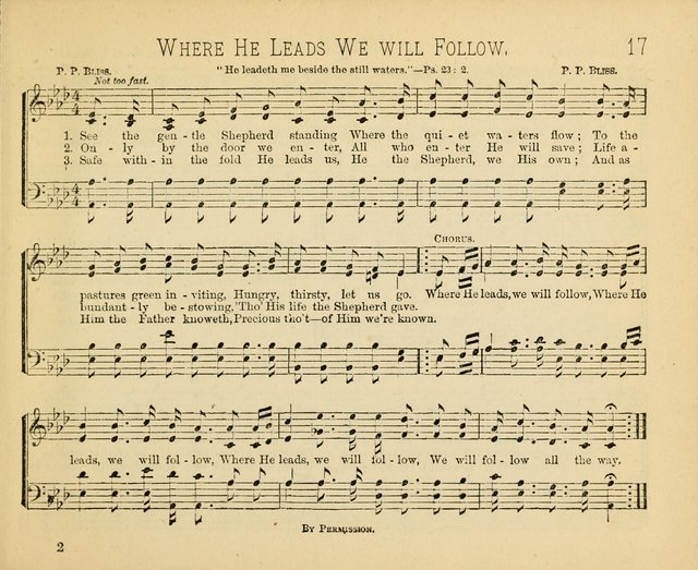 Minnetonka Songs: for Sabbath Schools, compiled especially for the Minnetonka Sabbath-School Assembly page 17