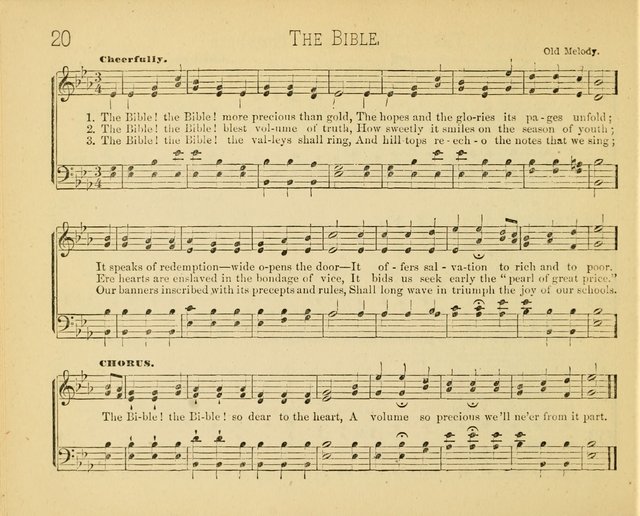 Minnetonka Songs: for Sabbath Schools, compiled especially for the Minnetonka Sabbath-School Assembly page 20