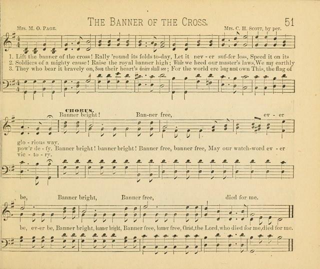 Minnetonka Songs: for Sabbath Schools, compiled especially for the Minnetonka Sabbath-School Assembly page 51