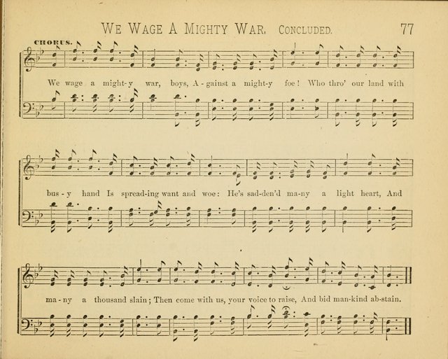 Minnetonka Songs: for Sabbath Schools, compiled especially for the Minnetonka Sabbath-School Assembly page 77