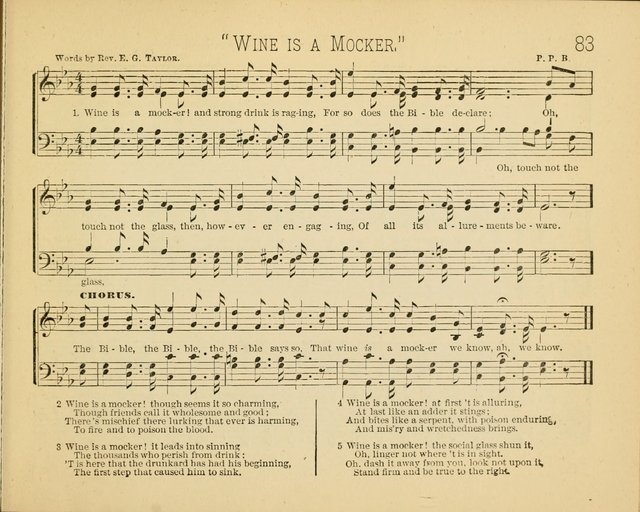 Minnetonka Songs: for Sabbath Schools, compiled especially for the Minnetonka Sabbath-School Assembly page 83