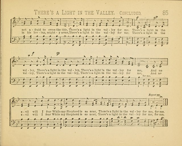 Minnetonka Songs: for Sabbath Schools, compiled especially for the Minnetonka Sabbath-School Assembly page 85