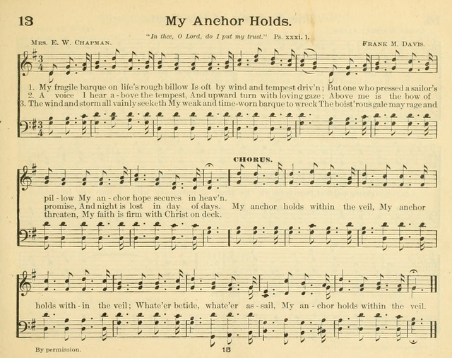 Morning Stars: a collection of sacred hymns and tunes for Sunday schools and other religious gatherings page 20