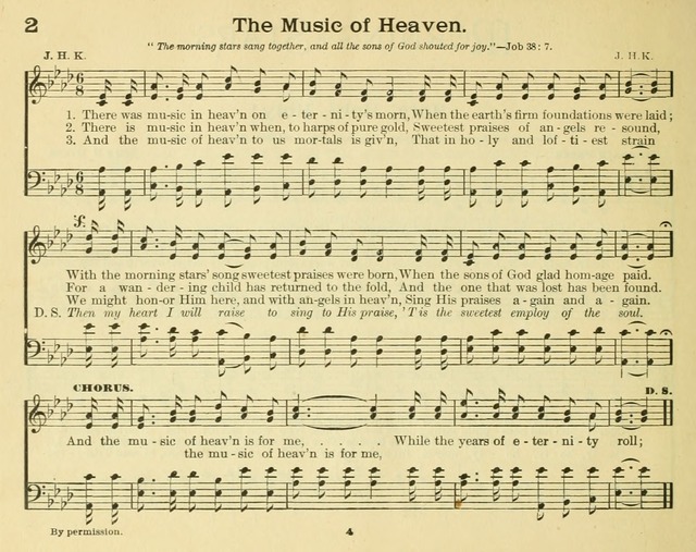 Morning Stars: a collection of sacred hymns and tunes for Sunday schools and other religious gatherings page 9