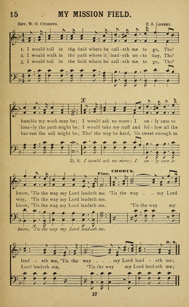 Missionary Songs: for the use of missionary societies, missionary and gleaners