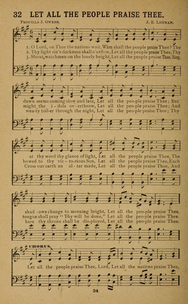 Missionary Songs: for the use of missionary societies, missionary and gleaners