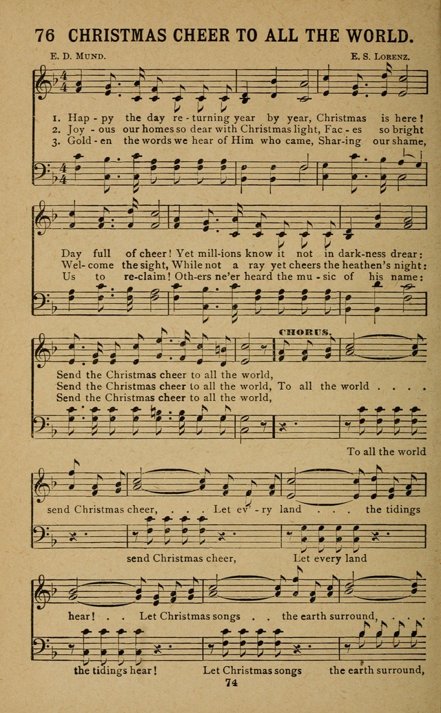 Missionary Songs: for the use of missionary societies, missionary and gleaners