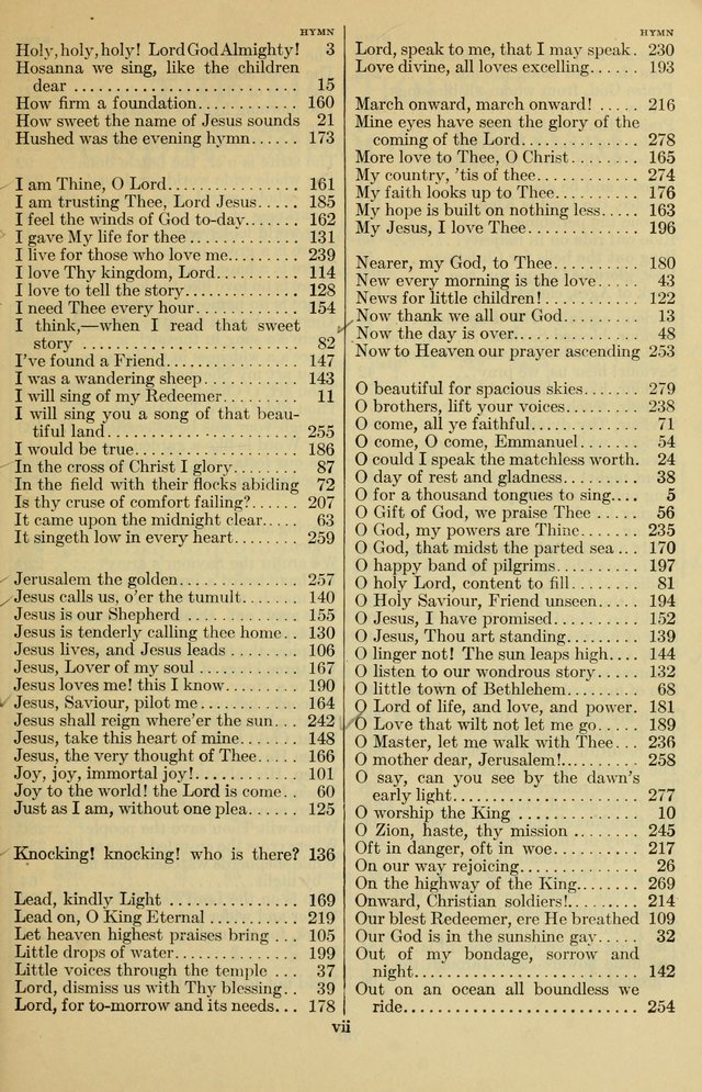 The Methodist Sunday School Hymnal page 12