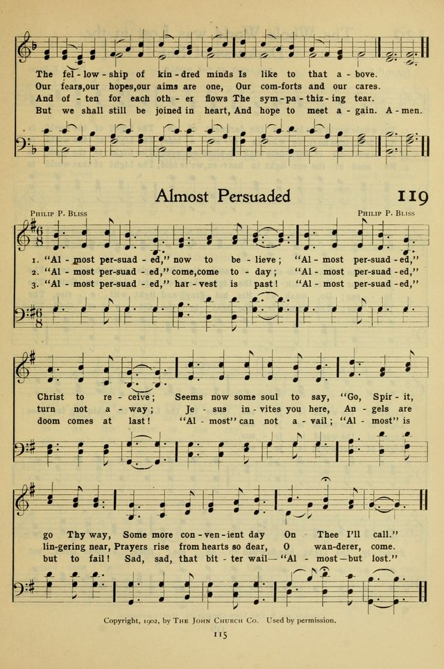 The Methodist Sunday School Hymnal page 128