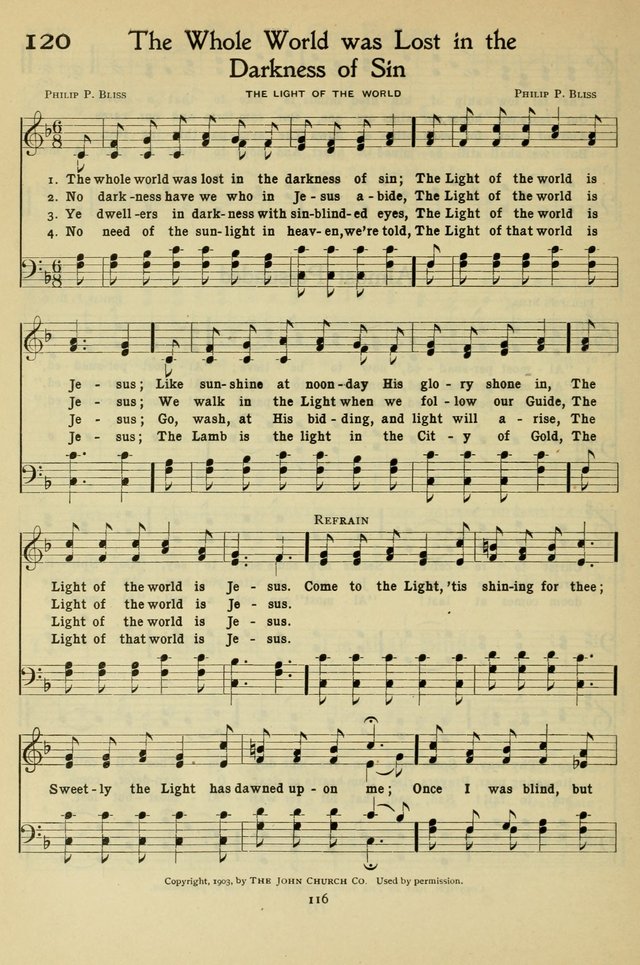 The Methodist Sunday School Hymnal page 129