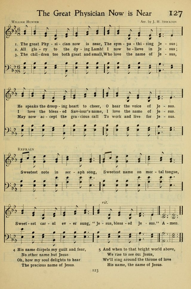 The Methodist Sunday School Hymnal page 136