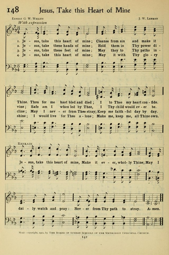 The Methodist Sunday School Hymnal page 155