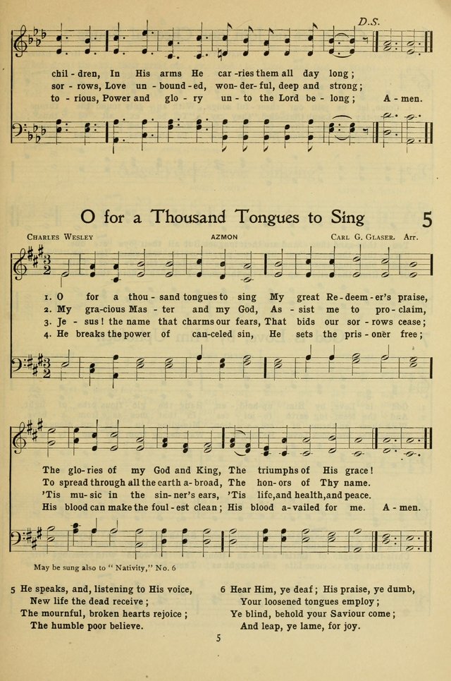 The Methodist Sunday School Hymnal page 18