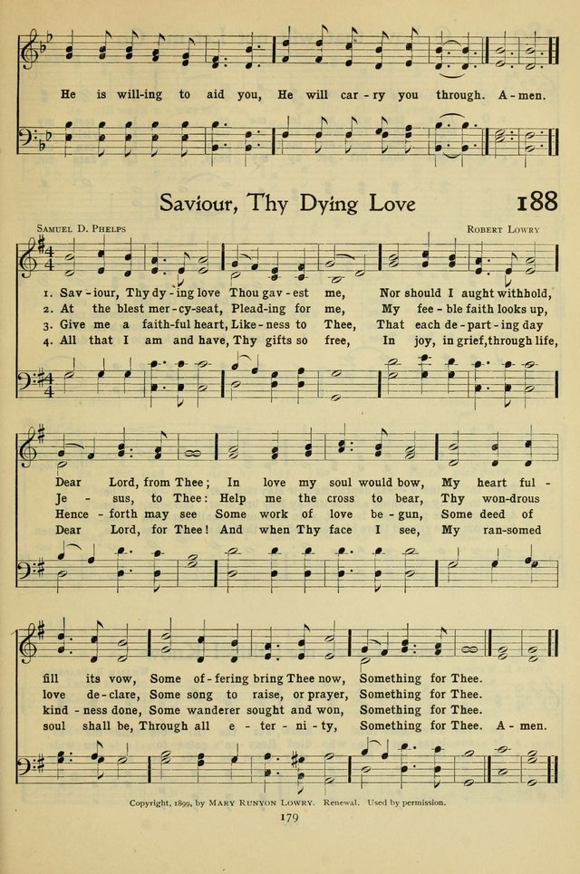 The Methodist Sunday School Hymnal page 192