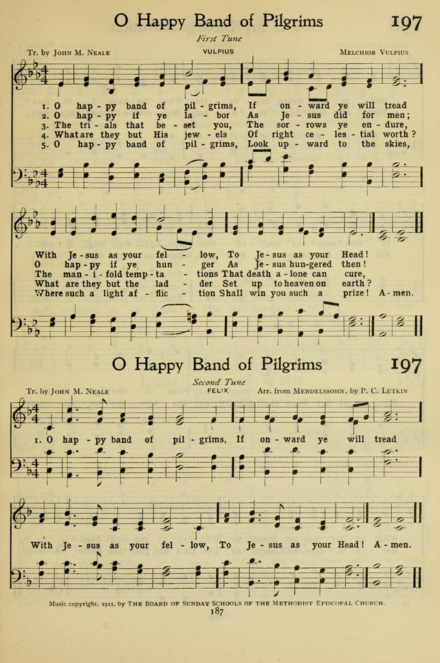 The Methodist Sunday School Hymnal page 200