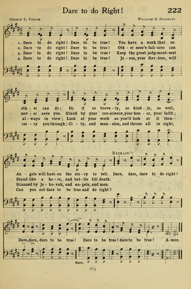 The Methodist Sunday School Hymnal page 226