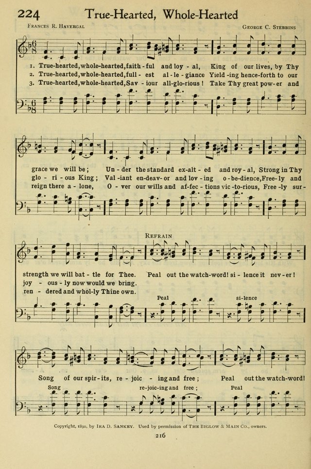 The Methodist Sunday School Hymnal page 229