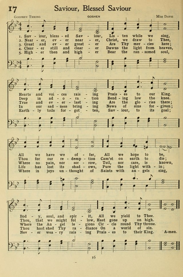 The Methodist Sunday School Hymnal page 29