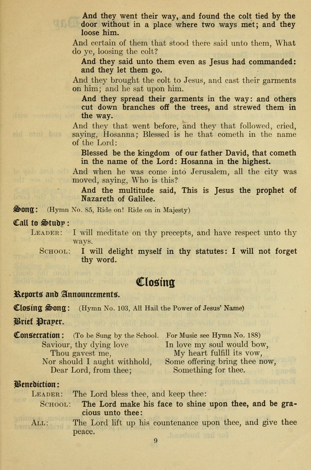 The Methodist Sunday School Hymnal page 298