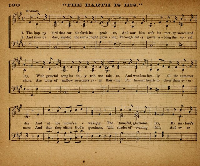 The Morning Stars Sang Together: a book of religious songs for Sunday schools and the home circle page 101