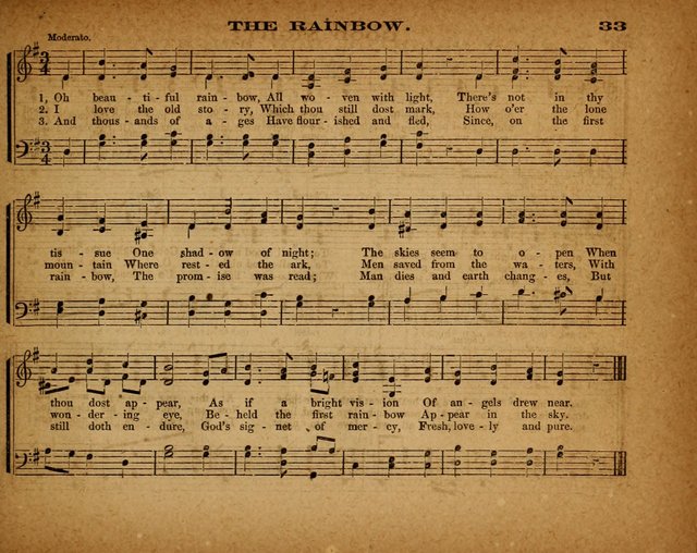 The Morning Stars Sang Together: a book of religious songs for Sunday schools and the home circle page 34