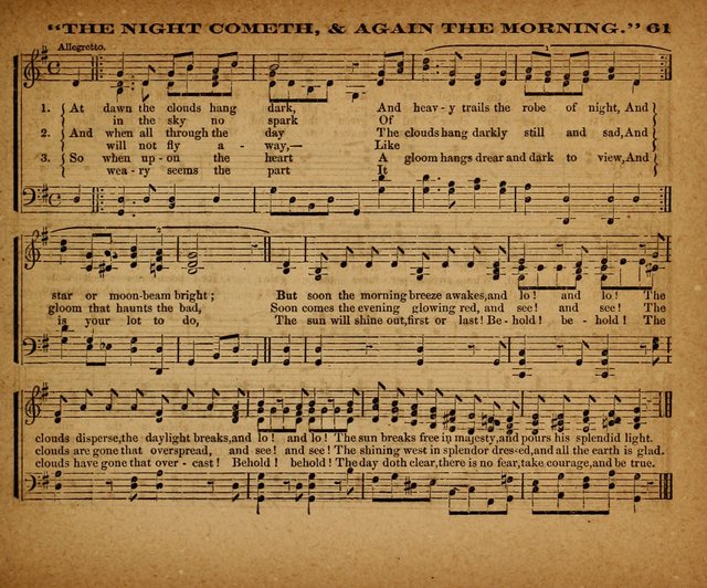 The Morning Stars Sang Together: a book of religious songs for Sunday schools and the home circle page 62