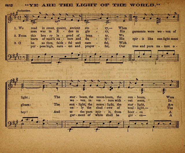 The Morning Stars Sang Together: a book of religious songs for Sunday schools and the home circle page 83