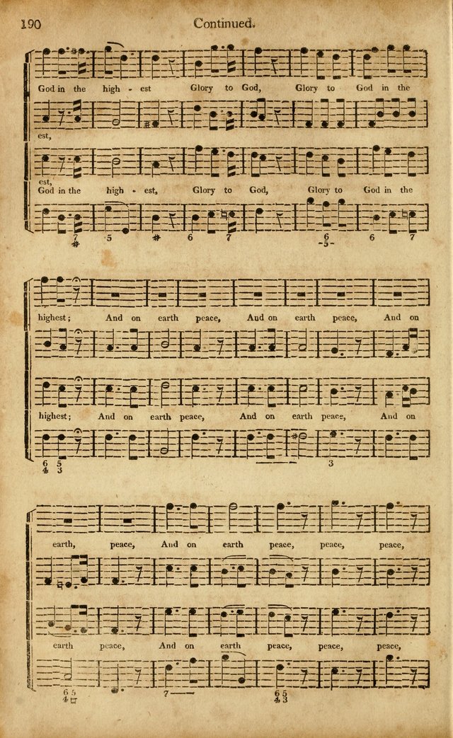 Musica Sacra: or, Springfield and Utica Collections United: consisting of Psalm and hymn tunes, anthems, and chants (2nd revised ed.) page 190