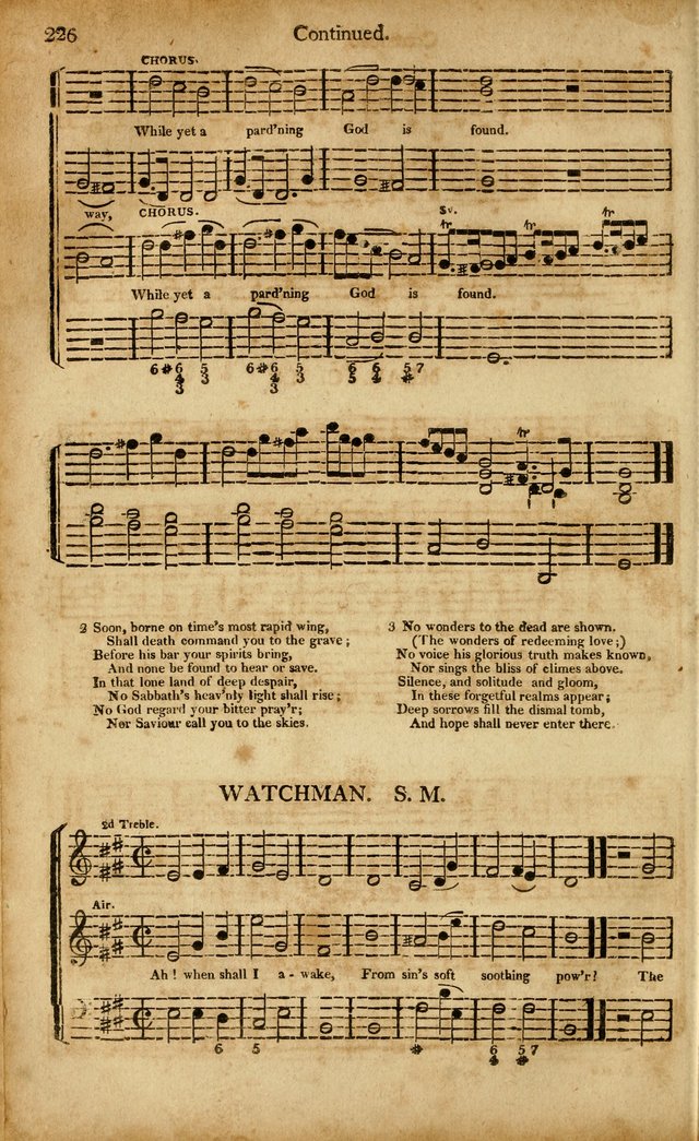 Musica Sacra: or, Springfield and Utica Collections United: consisting of Psalm and hymn tunes, anthems, and chants (2nd revised ed.) page 226