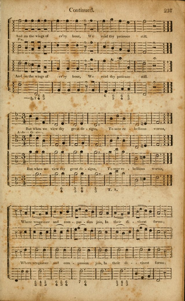 Musica Sacra: or, Springfield and Utica Collections United: consisting of Psalm and hymn tunes, anthems, and chants (2nd revised ed.) page 237